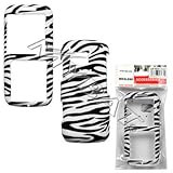 Zebra Skin Phone Protector Cover for SAMSUNG M540 (Rant)