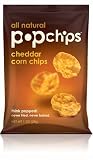 Popchips Cheddar Corn Chips, 1.0-Ounce Bags (Pack of 36)