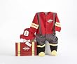Baby Aspen Big Dreamzzz Layette Set in Themed Gift Box, Baby Firefighter, 0-6 Months, 2 Piece