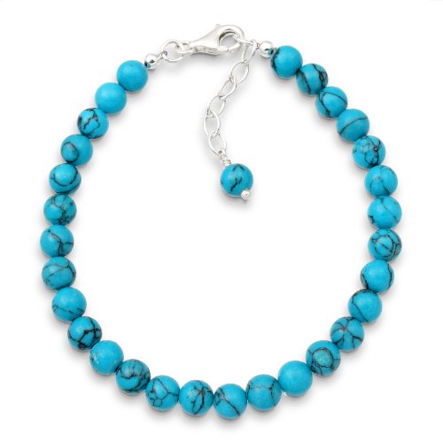 Elli Damen-Armband Blau 925 Silber L&auml;nge 19cm 02000829_19 Preisvergleich