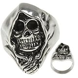 Stainless Steel Skull Ring