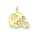 14K Buffalo Bills Medium Helmet Charm