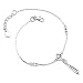 Charmed Style: Sterling Silver Designer Inspired Fancy Link Chain with Heidi Klum-esque Clover Charm