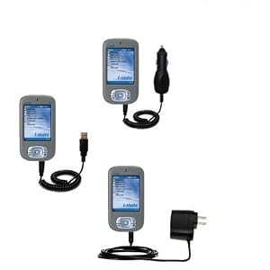 Deluxe Kit for the i-Mate New Jam includes a USB cable with Car and Wall Charger - Gomadic... by 