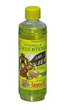 Huile à lampe Favorit à la citronnelle, 1 litre