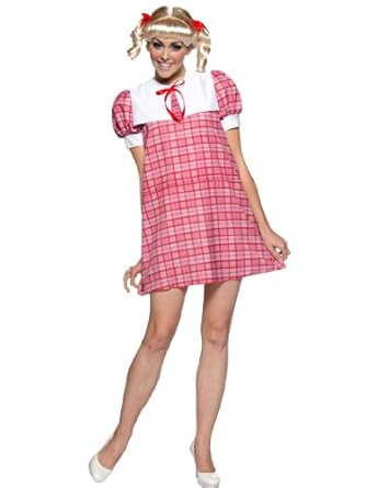 Amazon.com: Cindy Brady Bunch Costume Sexy Red Gingham