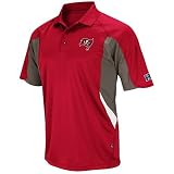 NFL Men's Tampa Bay Buccaneers Field Classic IV Short Sleeve Synthetic Polo (Traditional Navy, XX-Large)
