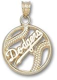 Los Angeles Dodgers Pierced Baseball Charm/Pendant