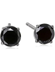 1/2 cttw Black Diamond 14k Gold Stud Earrings