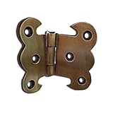 アシンメトリー アンティーク調真鍮製蝶番