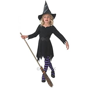 Black Sorceress - Kids Halloween Witch Costume 7 - 8 years