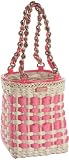 Kate Spade Munsey Park Small Basket Tote,Natural/Petunia,one size