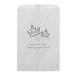 Fall Leaf Flat Pocket Style Goodie Bag, package of 50