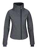 Bench Damen Jacke mit Stehkragen LUXE, charcoal, XS