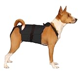 Dog Diaper Wrap MEDIUM BLACK