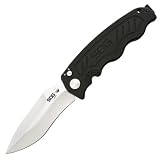 SOG Specialty Knives & Tools ZM1011-CP Zoom Knife with Straight Edge Assisted Folding 3.6-Inch Steel Blade and Aluminum Handle, Satin Finish