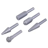 5 ピース鋼ロータリー バリ セット 1/4 '6 ミリメートル グラインダー シャンク木材や すり ドリル ビット世界中へ お店