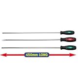 Clarke PRO121 3 Pce Long Reach Screwdriver Set