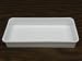 SET OF 24 WHITE STYRENE PLASTIC SMALL STORAGE TRAYS 10L x 5W x1.5D