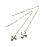 パリスキッズ　【SILVER】クロスアメリカンピアス silver925 クロス