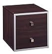 Organize It All 30912 Quadrant 2 Drawer Cube