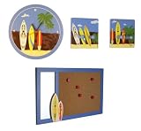 4 Piece Surf Wall Decor Set