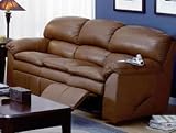 Leather Furniture Pembina Leather Recliner Sofa
