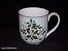 NORITAKE STONELEIGH 4062 COFFEE MUGS - CHRISTMAS ACCENT