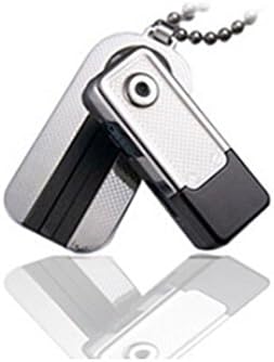 Dodjivi Necklace Shaped 2MP Hidden Spy Camera, Mini Camcorder, Easy to carry and use, Multifonction, Image & Voice Recorder, USB Flash Drive, Perfect gift