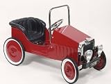 CGK - Voiture à pédales - Voiture à pédales modèles Rétro rouge