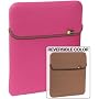 Case Logic XNS-15MAGENTA/CAPPUCCINO 15.4-inch Reversible Neoprene Laptop Shuttle (Magenta/Cappuccino)