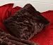 Chocolate Fax Fur Cushion Cover