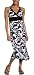 Beachstar Women's Geo Abstract Long Halter Dress