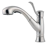  : Price Pfister 534-7RDS Picardy Single Handle Kitchen Faucet with Pull Out Spray, Stainless Steel