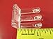 Clear Plastic False Front Clips #1931CL (4 Clips)