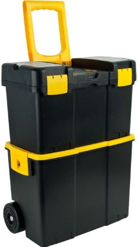 Trademark Tools Stackable Mobile Tool Box with Wheels