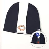 Chicago Bears NFL Sideline Knit with Fleece Inset Beanie by 