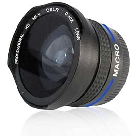 0.40X Wide Angle FISHEYE Lens WIth Macro For Canon Eos 10D 20D 30D 5D 400D 450D 300D 350D 500D 2000 G SX QT S AE-1 AE1 A1 T70 XT XTI T1I better than 0.42x