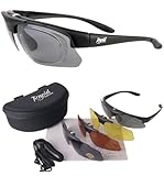 'Mile High' Aviate Prescription Rx PILOT SUNGLASSES FRAME With Interchangeable Lenses, Including Low Light. Also Suitable for Sports & Leisure Use. UVA / UVB (UV400) protection