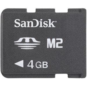 New OEM SanDisk Memory Stick M2 4GB Card