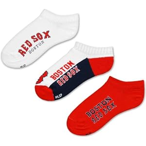 Click to buy Boston Red Sox Logo Merchandise: Red Sox Athletic 3-Pair Sock Pack from Amazon!