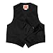 Dan Smith Men's Fashion Various Kid Solid Microfiber Vest Matching Tie for Age 6-16 With Bags