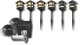 LiteSounds LS2400K Landscape Lights with Speakers, Black Matte, 6 Pack