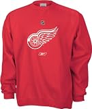Detroit Red Wings -Red- Primary Logo Crewneck Sweatshirt