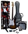 EG1K 3TS LH Left Handed Electric Guitar Package with Full Size Electric Guitar, Amp, Carry Bag, and Instructional DVD