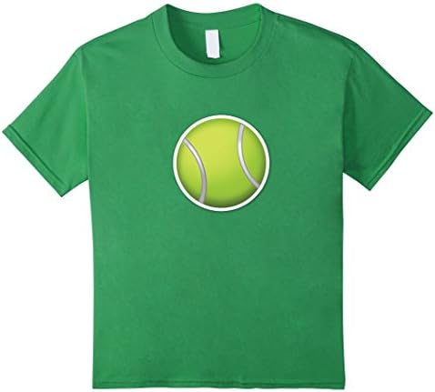 Kids Tennis Ball Emoji T Shirt 8 Grass