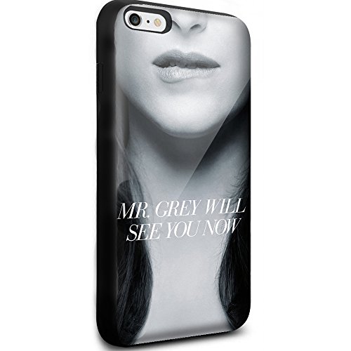 50 Shades of Grey Lips for Iphone and Samsung Galaxy (iphone 6 / 6s black)