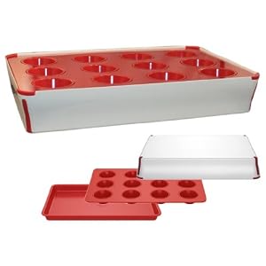 Bake Porter 56RED-S 3-Piece Bakeware Set, Red by 