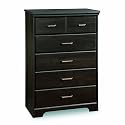 South Shore Furniture, Versa Collection, 5 Drawer Chest, Ebony