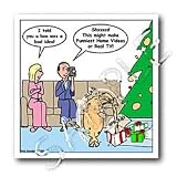 Bad Christmas Present Idea - Funniest Home Videos - 6x6 Iron On Heat Transfer For White Material Bad Christmas Present Idea - Funniest Home Videos - 6x6 Iron On Heat Transfer For White Material